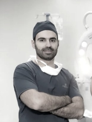 Retrato de Dr. Octavio Curi, do corpo clínico do Saine