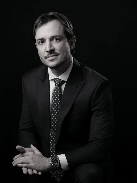 Retrato de Dr. Guilherme Sella, do corpo clínico do Saine